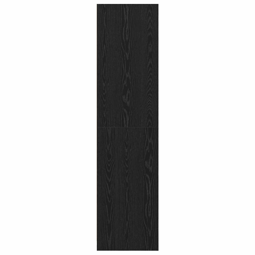 Šatní Skříň Černý Dub 50 X 50 X 200 Cm Kompozitní Dřevo