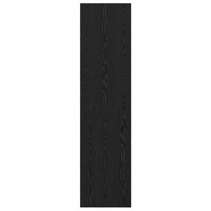 Šatní Skříň Černý Dub 50 X 50 X 200 Cm Kompozitní Dřevo