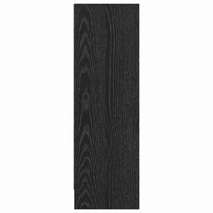 Knihovna 80 X 24 X 76 Cm Kompozitní Dřevo Černý Dub