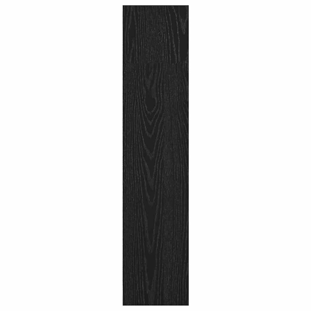Knihovna 80 X 24 X 109 Cm Kompozitní Dřevo Černý Dub