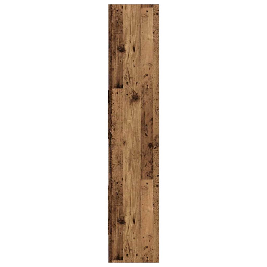 Knihovna 5 Úrovní 40 X 35 X 180 Cm Kompozitní Dřevo Staré Dřevo