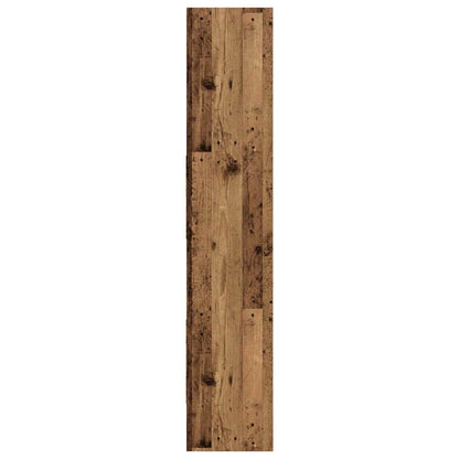 Knihovna 5 Úrovní 40 X 35 X 180 Cm Kompozitní Dřevo Staré Dřevo