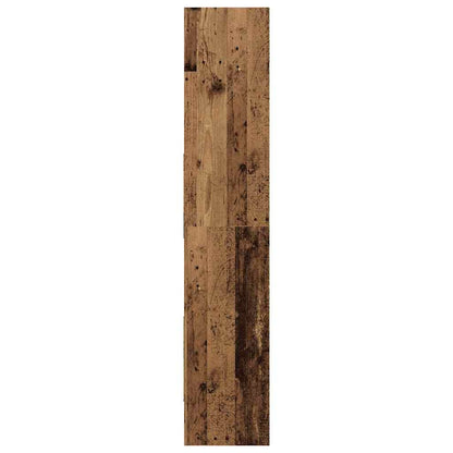 Knihovna 5 Úrovní 60 X 35 X 180 Cm Kompozitní Dřevo Staré Dřevo