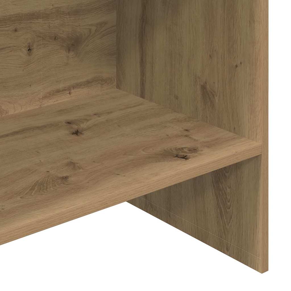 Knihovna 5 Úrovní 60 X 35 X 180 Cm Kompozitní Dřevo