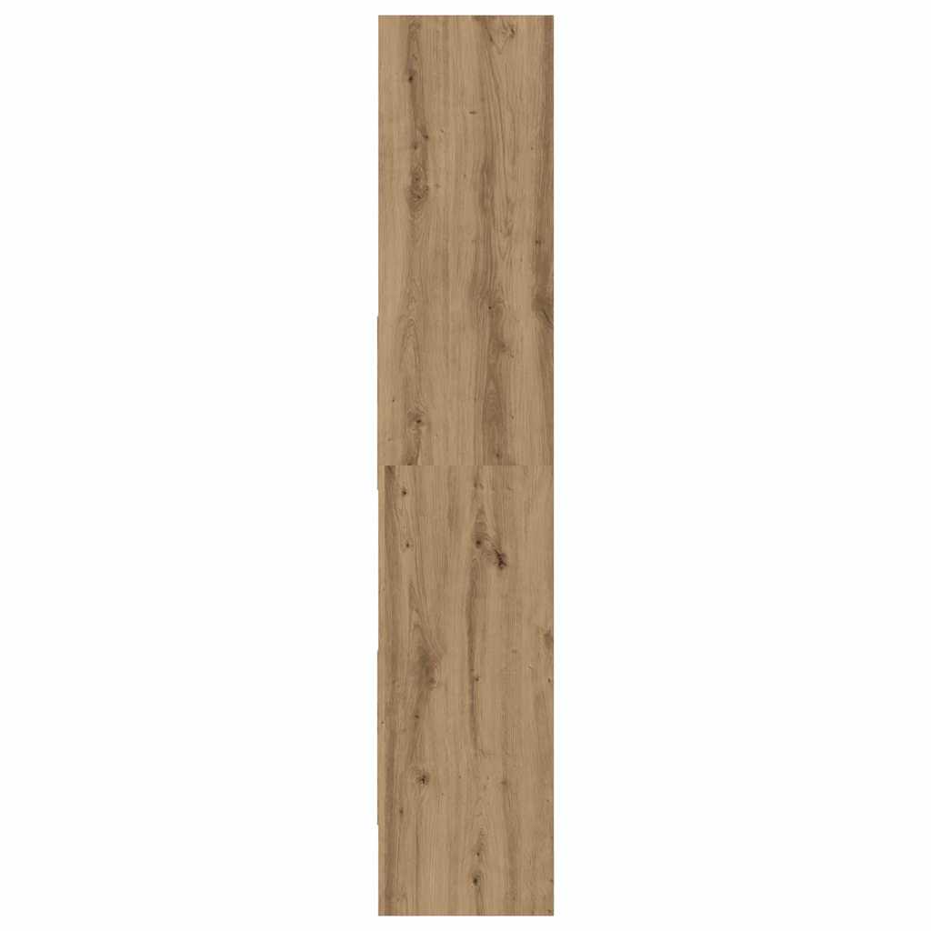 Knihovna 5 Úrovní 60 X 35 X 180 Cm Kompozitní Dřevo