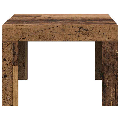 Konferenční Stolek Staré Dřevo 50 X 50 X 35 Cm Kompozitní Dřevo