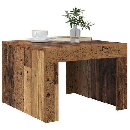 Konferenční Stolek Staré Dřevo 50 X 50 X 35 Cm Kompozitní Dřevo