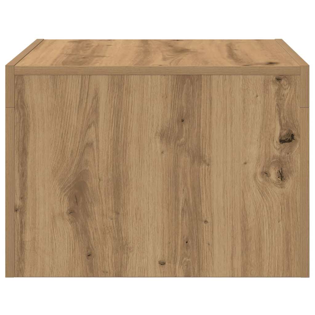 Konferenční Stolek Artisanový Dub 50 X 50 X 35 Cm