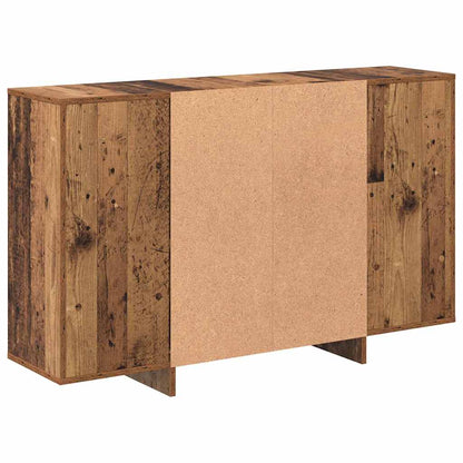 Servírovací Skříň Staré Dřevo 120 X 30 X 75 Cm Kompozitní Dřevo