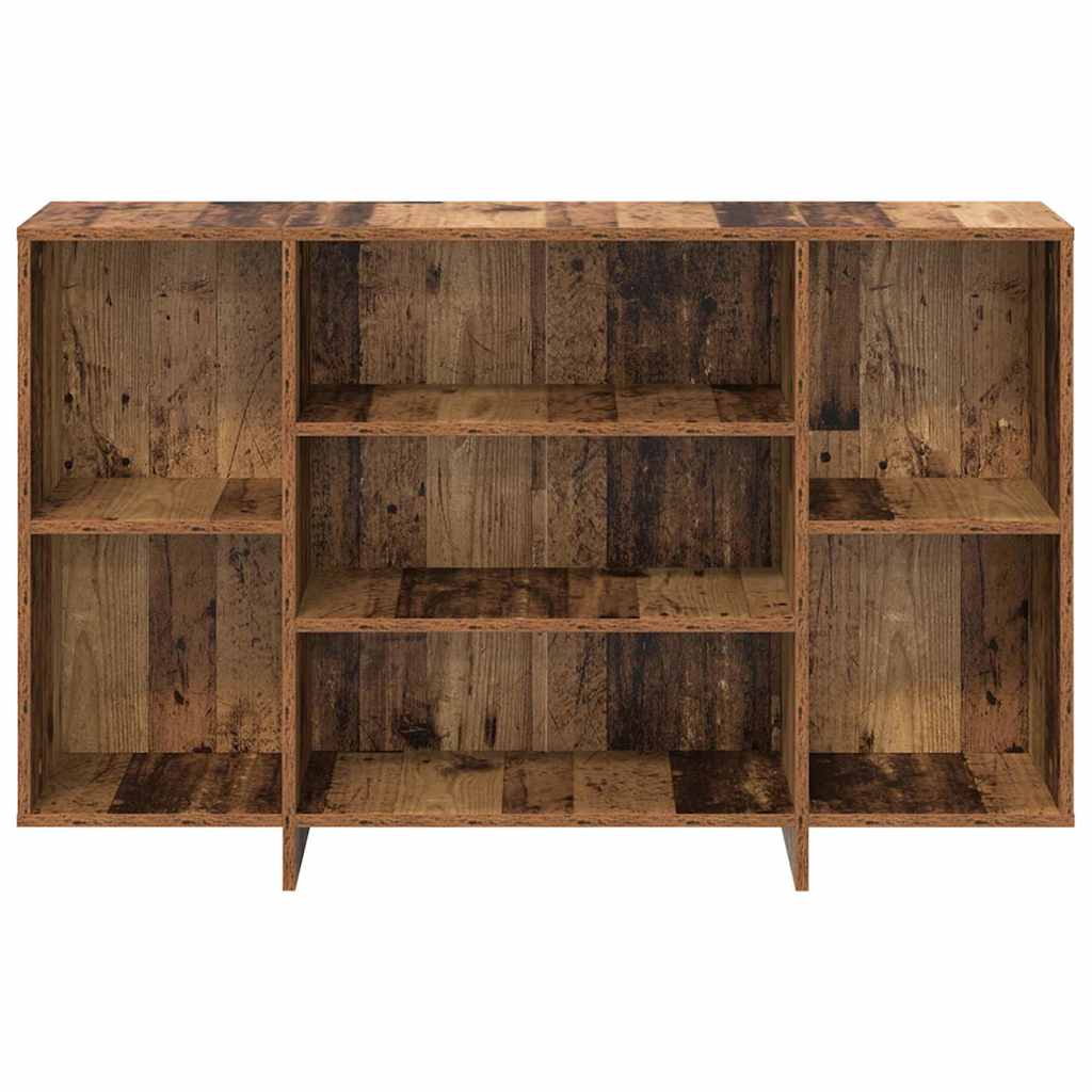Servírovací Skříň Staré Dřevo 120 X 30 X 75 Cm Kompozitní Dřevo