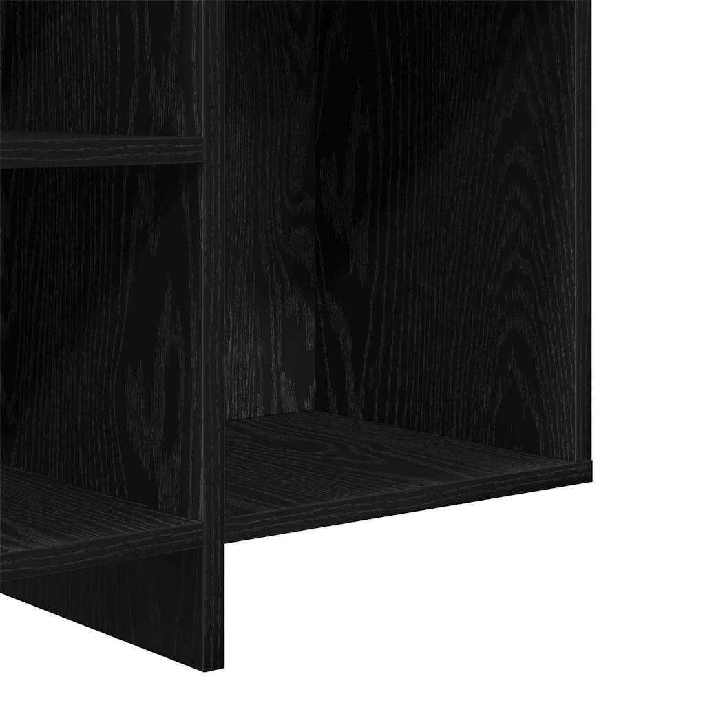 Servírovací Skříň Černý Dub 120 X 30 X 75 Cm Kompozitní Dřevo