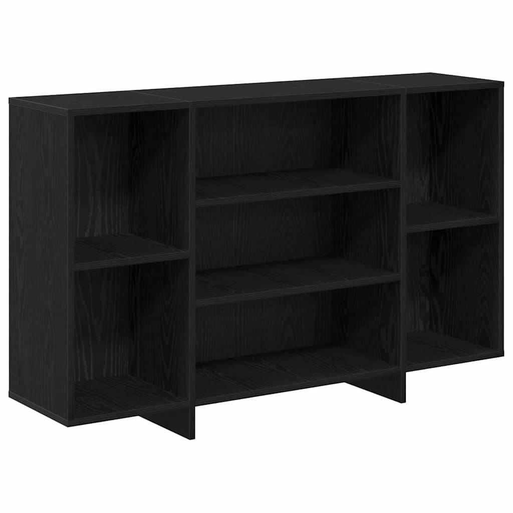 Servírovací Skříň Černý Dub 120 X 30 X 75 Cm Kompozitní Dřevo