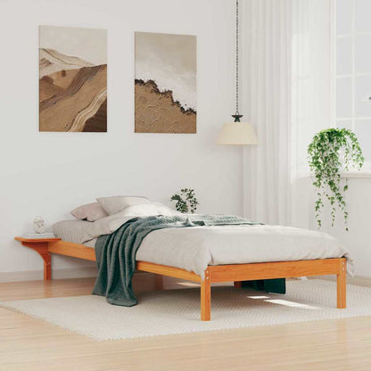 Postelový Rám S Nočními Stolky Voskově Hnědá 80 X 210 Cm