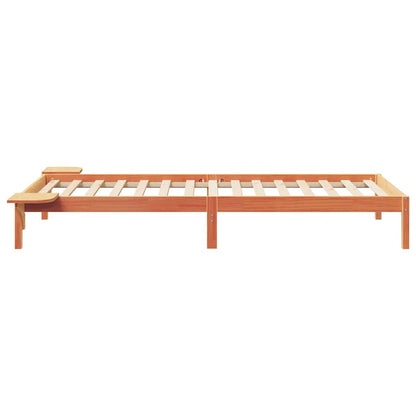 Postelový Rám S Nočními Stolky Voskově Hnědá 80 X 210 Cm
