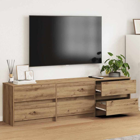 Tv Jednotky 2 Ks Artisanový Dub Kompozitní Dřevo