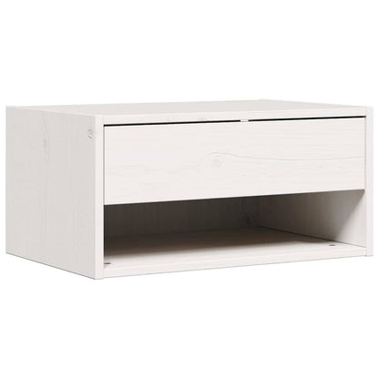 Noční Stolek Se Zásuvkou 2 Pcs Bílá 50 X 32,5 X 24 Cm