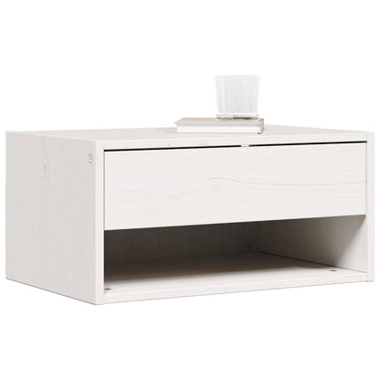 Noční Stolek Se Zásuvkou 2 Pcs Bílá 50 X 32,5 X 24 Cm