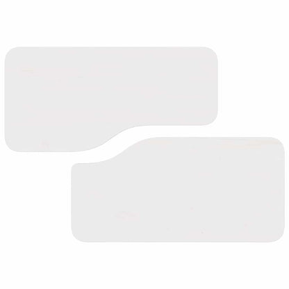 Konferenční Stolek 2 Pcs Bílá Masivní Borovicové Dřevo