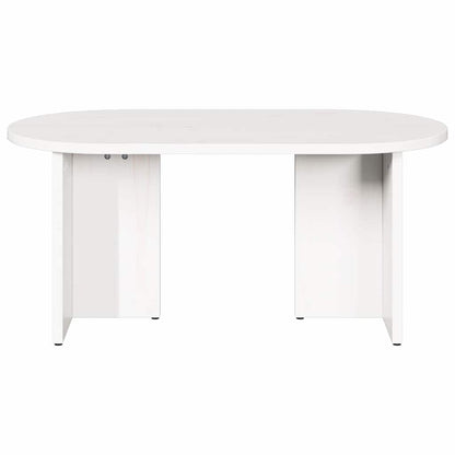 Konferenční Stolek Bílá 80 X 39,5 X 35 Cm Masivní Borové Dřevo