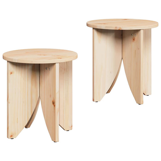 Konferenční Stolek 2 Pcs Přírodní