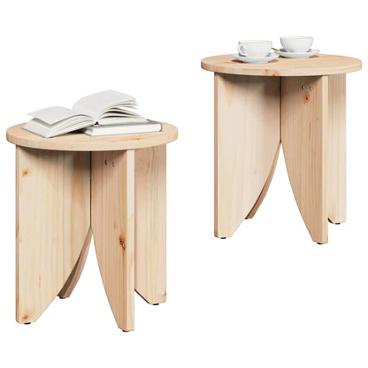 Konferenční Stolek 2 Pcs Přírodní