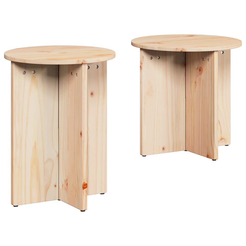 Konferenční Stolek 2 Pcs Přírodní