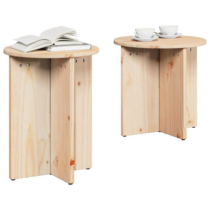 Konferenční Stolek 2 Pcs Přírodní