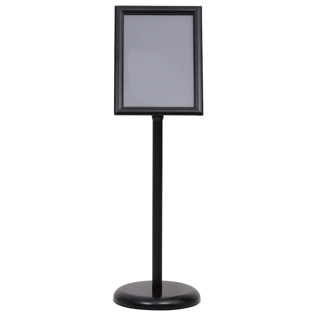 Stojany Na Plakáty 2 Ks Černá 32.7 X 24 X 108 Cm Hliník