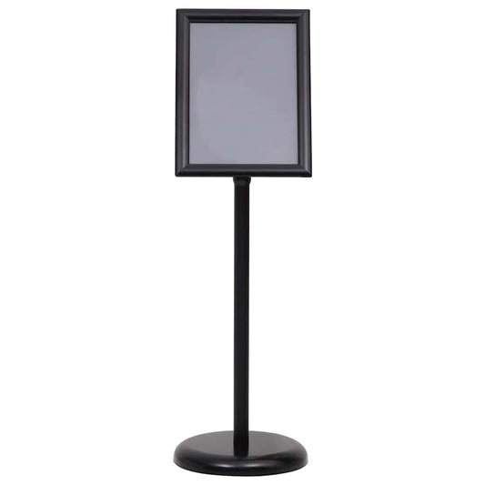 Stojany Na Plakáty 2 Ks Černá 32.7 X 24 X 108 Cm Hliník