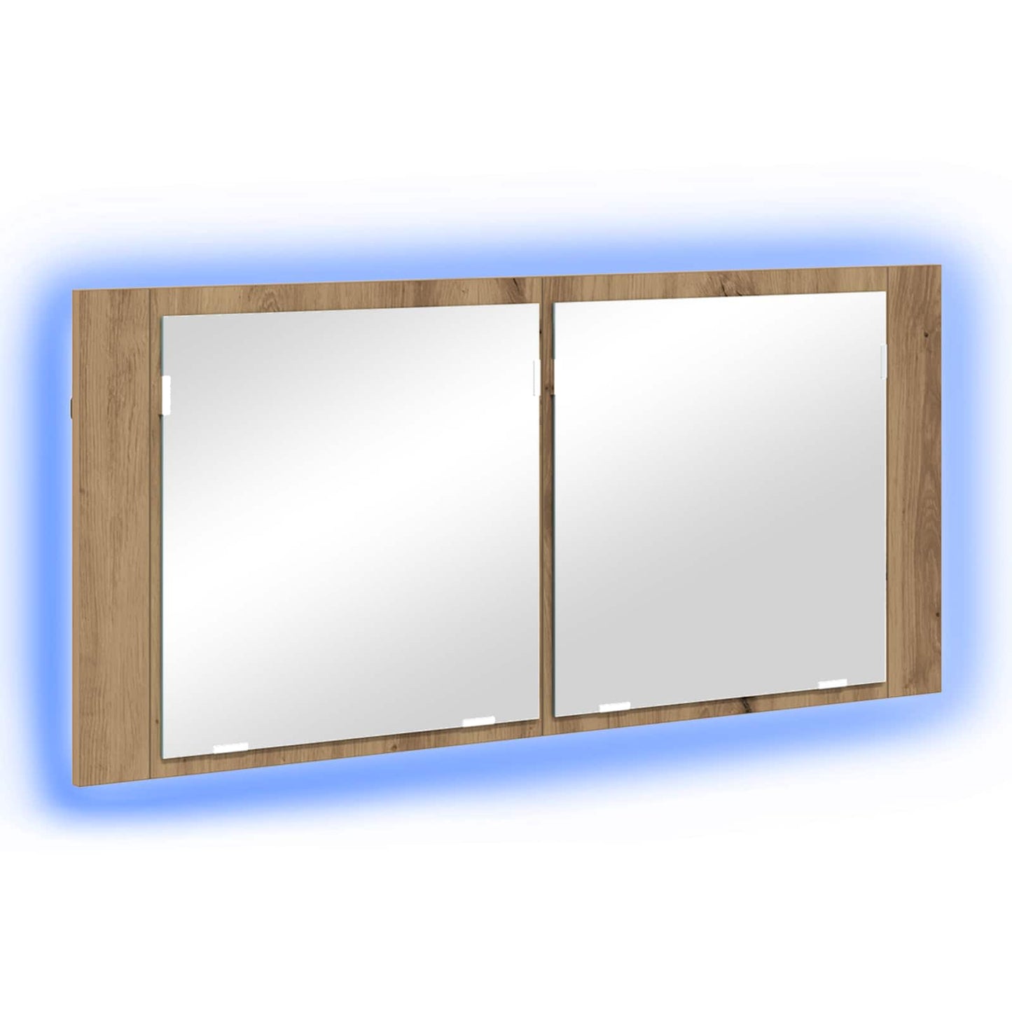 Led Zrcadlová Skříň Artisanový Dub 100 X 12 X 45 Cm