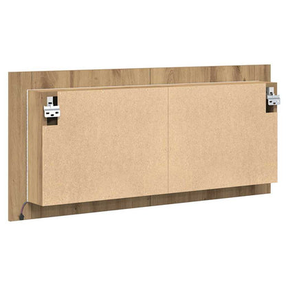 Led Zrcadlová Skříň Artisanový Dub 100 X 12 X 45 Cm