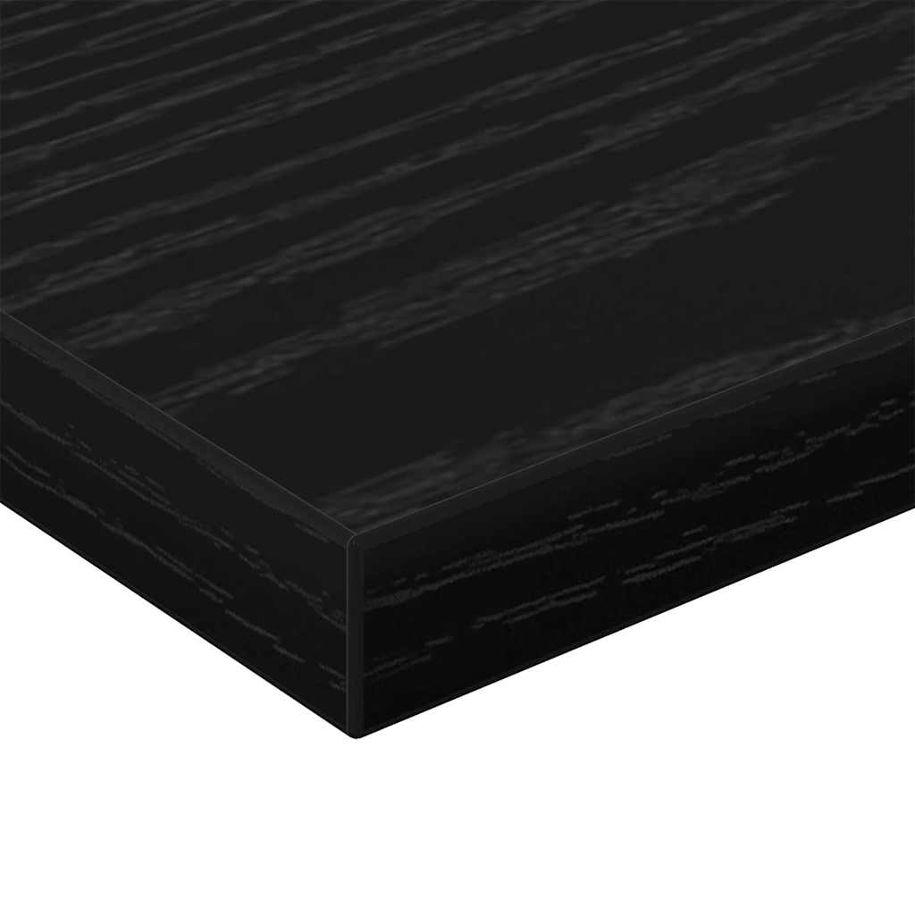 Police Na Knihy 3 Úrovní 4 Pcs 40 X 10 X 1,5 Cm Černý