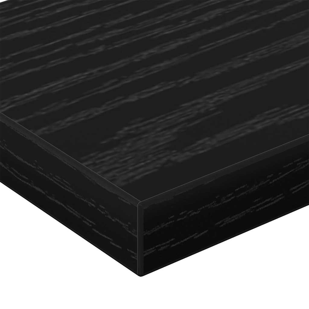 Police Na Knihy 3 Úrovní 4 Pcs 60 X 10 X 1,5 Cm Černý