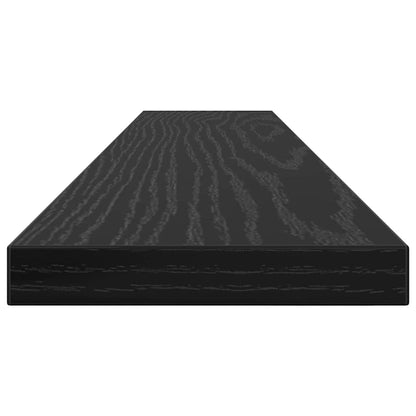 Police Na Knihy 3 Úrovní 4 Pcs 60 X 10 X 1,5 Cm Černý