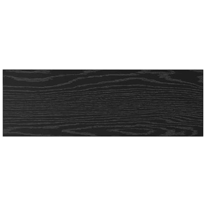 Police Na Knihy 3 Úrovní 4 Pcs 60 X 20 X 1,5 Cm Černý