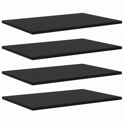 Police Na Knihy 3 Úrovní 4 Pcs 60 X 40 X 1,5 Cm Černý