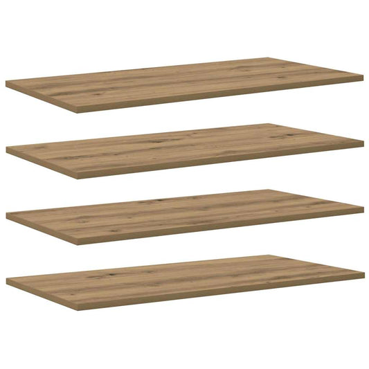 Police Na Knihy 3 Úrovní 4 Pcs 80 X 40 X 1,5 Cm Hnědá