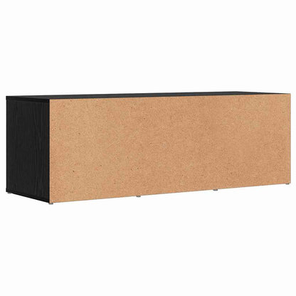 Lavička Na Boty 102 X 35 X 35 Cm Kompozitní Dřevo Černý Dub