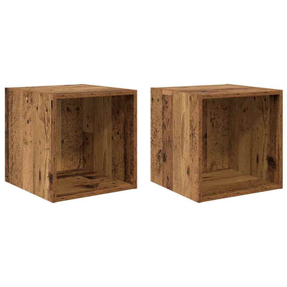 Nástěnná Skříňka Nástěnná Montáž 2 Pcs Staré Dřevo