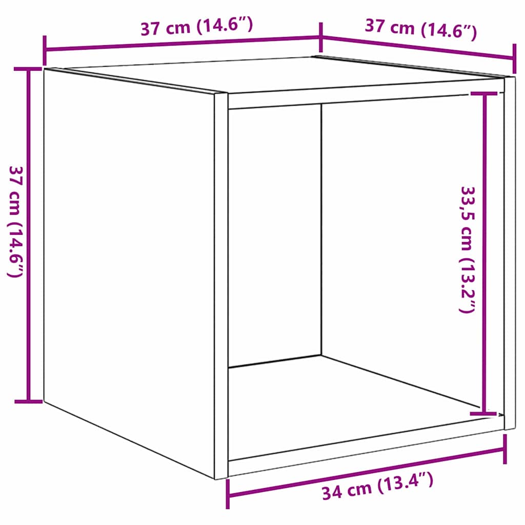 Nástěnná Skříňka Nástěnná Montáž 2 Pcs Staré Dřevo