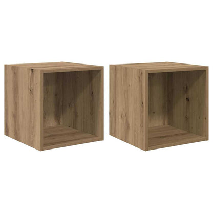 Nástěnná Skříňka Nástěnná Montáž 2 Pcs Artisanový Dub