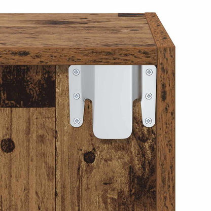 Sestava Tv Skříněk 37 X 37 X 72 Cm Staré Dřevo Kompozitní Dřevo