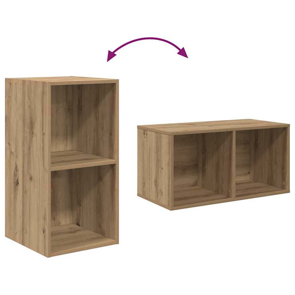 Sestava Tv Skříněk 37 X 37 X 72 Cm Artisanový Dub