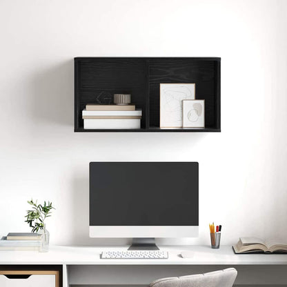 Sestava Tv Skříněk 37 X 37 X 72 Cm Černý Dub Kompozitní Dřevo