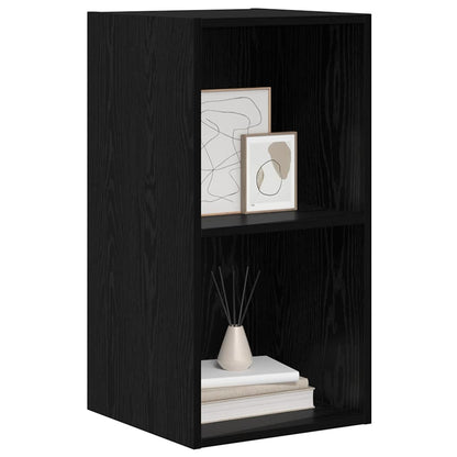 Sestava Tv Skříněk 37 X 37 X 72 Cm Černý Dub Kompozitní Dřevo