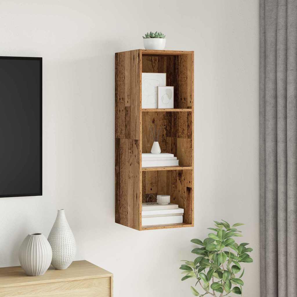 Sestava Tv Skříněk 37 X 37 X 107 Cm Staré Dřevo