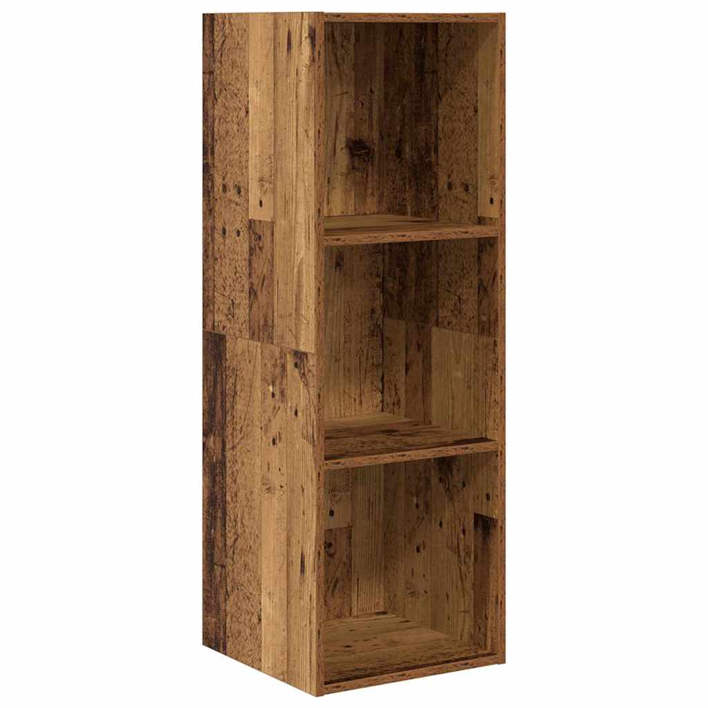 Sestava Tv Skříněk 37 X 37 X 107 Cm Staré Dřevo