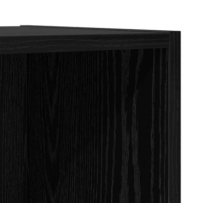 Sestava Tv Skříněk 37 X 37 X 107 Cm Černý Dub Kompozitní Dřevo