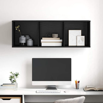 Sestava Tv Skříněk 37 X 37 X 107 Cm Černý Dub Kompozitní Dřevo
