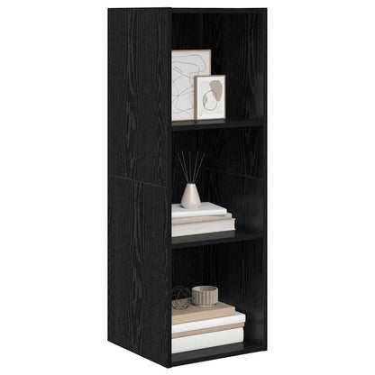 Sestava Tv Skříněk 37 X 37 X 107 Cm Černý Dub Kompozitní Dřevo